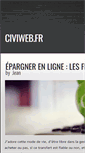 Mobile Screenshot of civiweb.fr